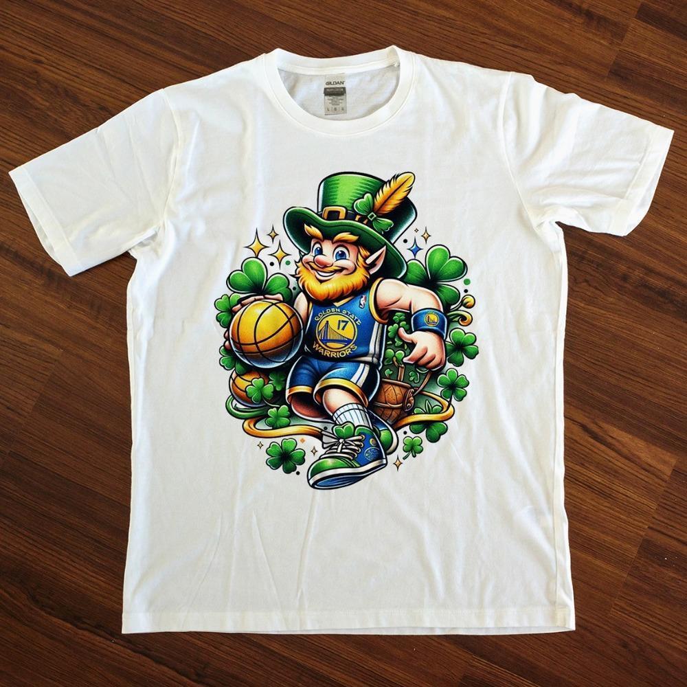 Golden State Warriors - Nba - St. Patrick_S Day T-Shirt - Unisex White T-Shirt